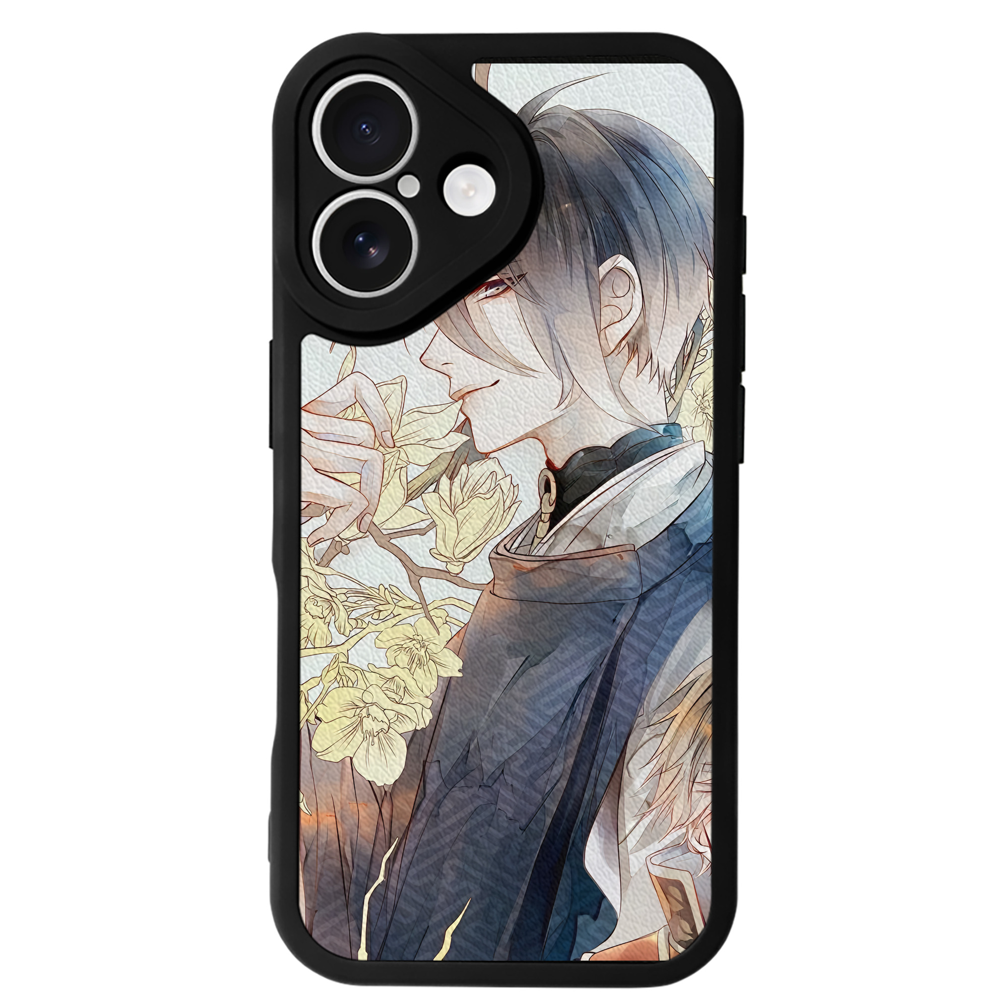 （画像用） 刀剣乱舞 Touken Ranbu 【iPhone 16シリーズ対応】シリコンスマホケース（レザー調） 材質：シリコン